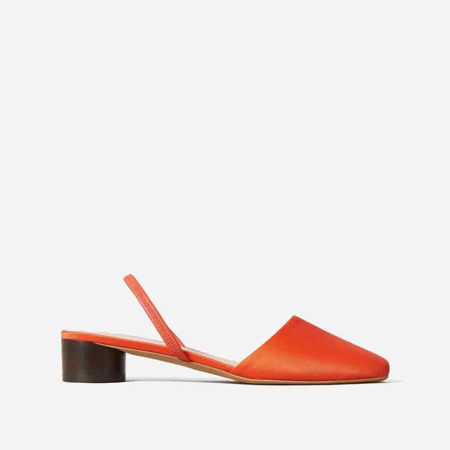 Tapered Square Toe Slingback - Görsel 3